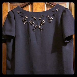 Banana Republic embellished top